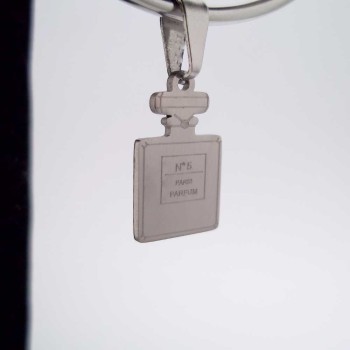 10 pezzi Charms acciaio profumo N.5 