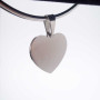 Charms Cuore acciaio 19x18 mm 2 pz