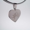 Charms acciaio cuore cupido 18 mm 1 pezzo (Cz104) - pietreeminuterie.com