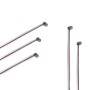 Chiodini testa a L in acciaio 60x07 mm conf. 100 pz