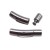 Chiusura a scatto in acciaio inox 28X6 mm con foro da 4 mm