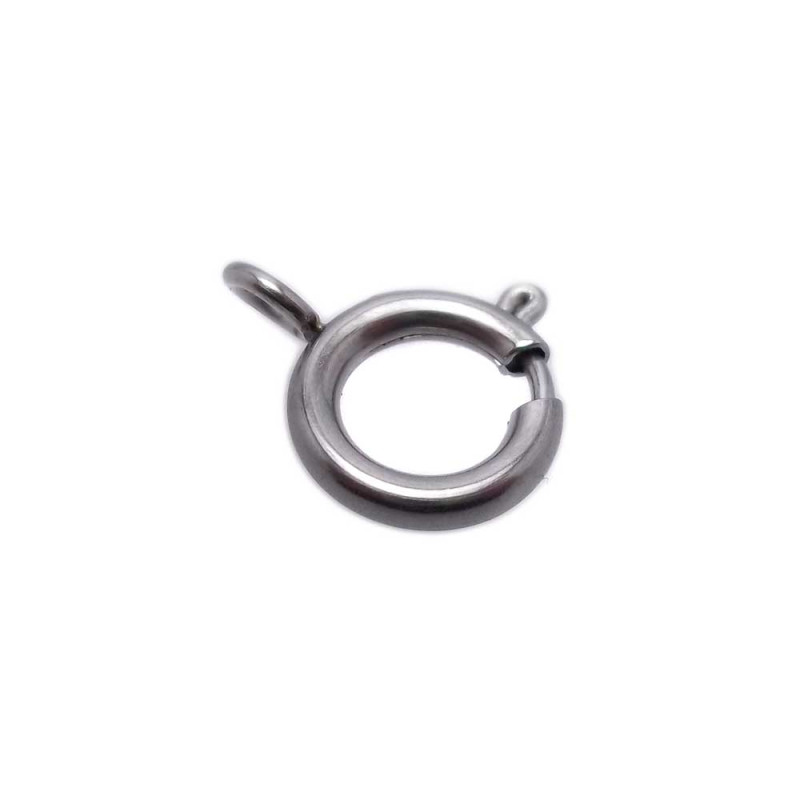 Chiusura tonda a molla acciaio 6 mm pacco 5 pz (ch3375) - pietreeminuterie.com