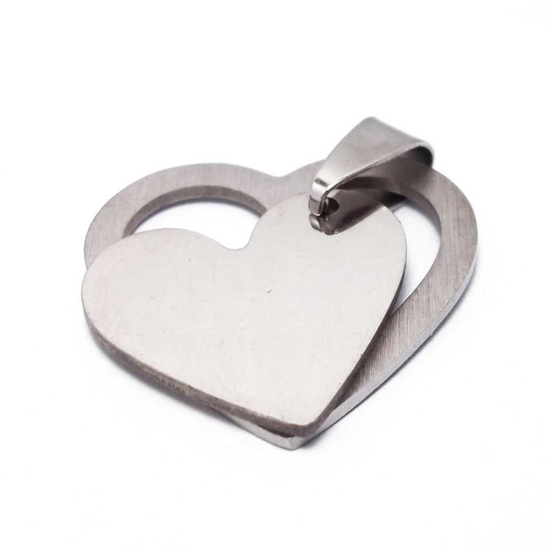 Cuore Ad Incastro 24 mm pacco 1 pezzo (cru88) - pietreeminuterie.com