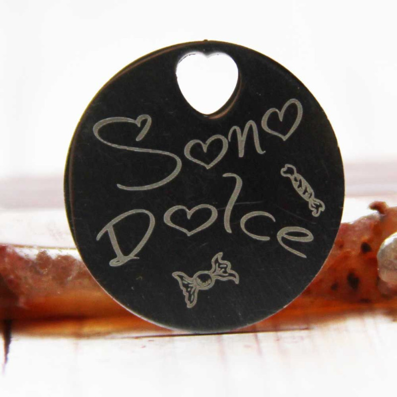 Ciondolo sono dolce pacco 5 pz (cio0201) - pietreeminuterie.com