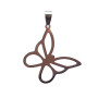 CIONDOLO IN ACCIAIO FARFALLA STILE TIFFANY 28x35 MM 1 PZ