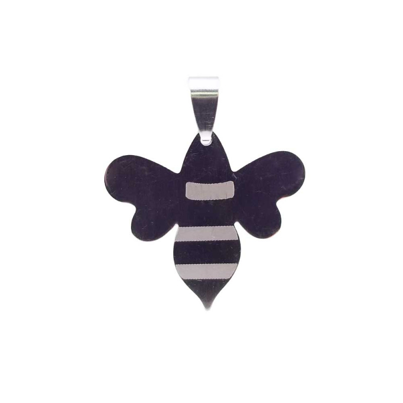 CIONDOLO IN ACCIAIO STILE TIFFANY APE 30x32 MM 1 PZ (Cio10058) - pietreeminuterie.com