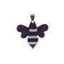 CIONDOLO IN ACCIAIO STILE TIFFANY APE 30x32 MM 1 PZ 