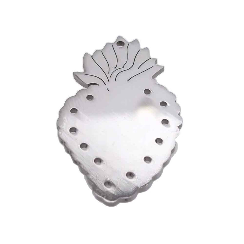 CUORE SACRO 30X18 IN ACCIAIO 1 PEZZO (cs6399) - pietreeminuterie.com