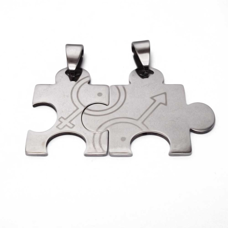 DOPPIO CIONDOLO ACCIAIO SIMBOLO MASCHIO FEMMINA 2 PEZZI - mef55 - pietreeminuterie.com DOPPIO CIONDOLO ACCIAIO SIMBOLO MASCHIO FEMMINA 2 PEZZI (mef55) - pietreeminuterie.com
