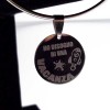 Ciondolo acciaio Ho Bisogno Di Una Vacanza 24 mm 5 pz (ho99) - pietreeminuterie.com