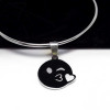 Emoticon kiss 18 mm pacco 1 pezzo (emo88) - pietreeminuterie.com