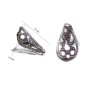 Coppette in acciaio decorate 12x10 mm pacco 4 pz