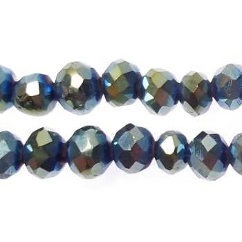 Cristalli rondella multicolor 4 mm ilo 40 cm