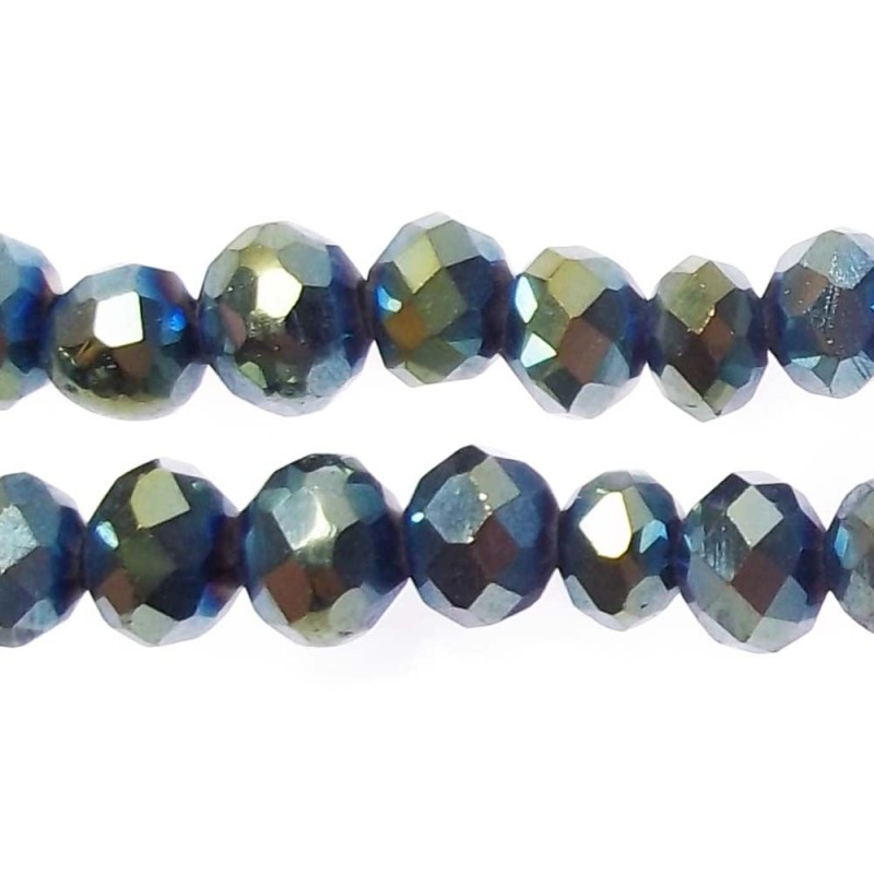 Cristalli rondella multicolor 4 mm ilo 40 cm (FR8532) - pietreeminuterie.com