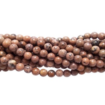 Diaspro tondo liscio 3.4/4 mm filo 40 cm