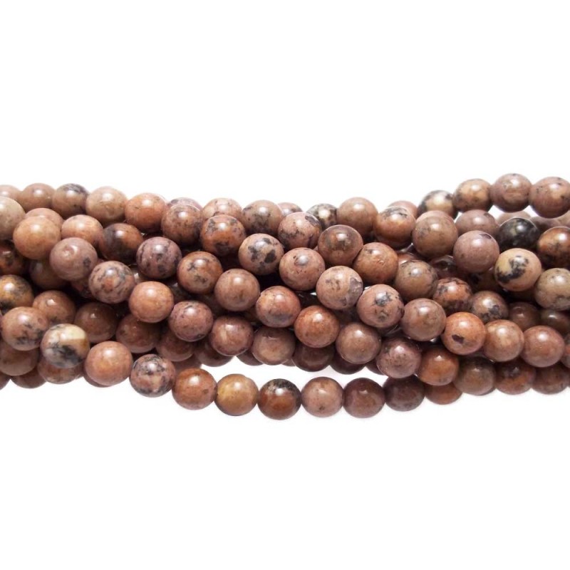 Diaspro tondo liscio 3.4/4 mm filo 40 cm (diaj11) - pietreeminuterie.com