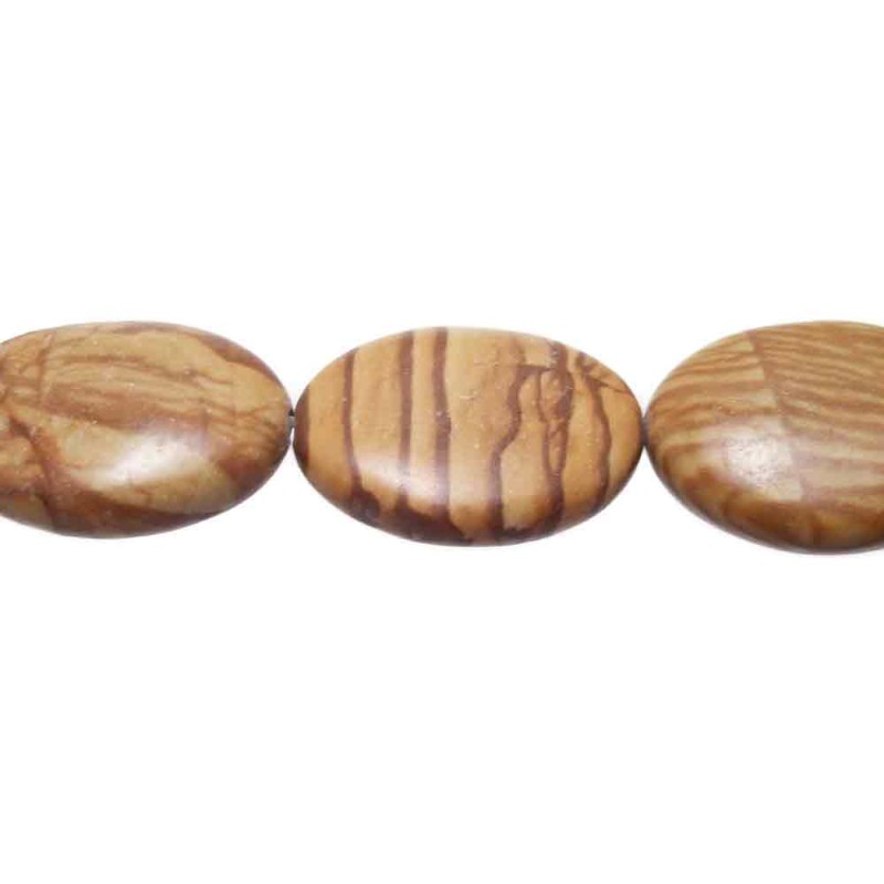 Diaspro jasper effetto legno liscio 20x14 mm pacco 10 pezzi - DS7 - pietreeminuterie.com Diaspro jasper effetto legno liscio 20x14 mm pacco 10 pezzi (DS7) - pietreeminuterie.com