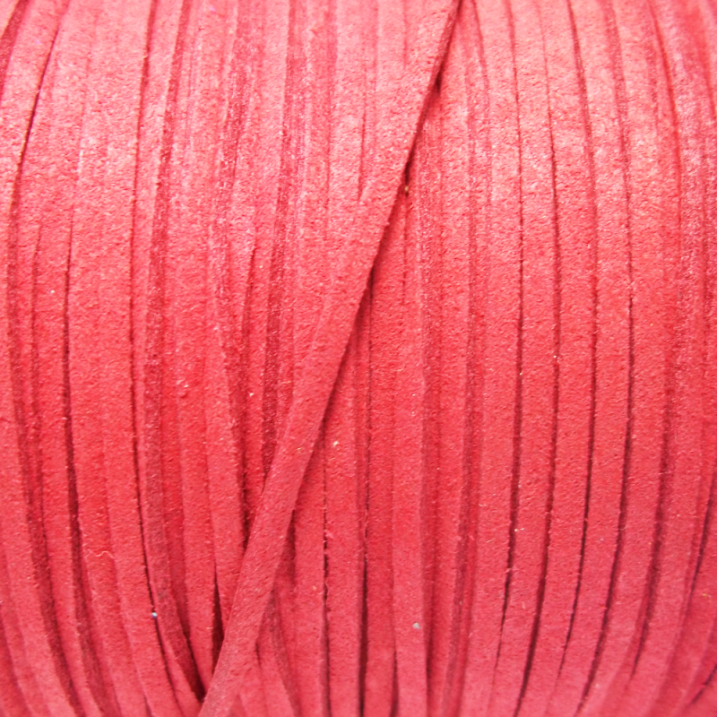 FILO ALCANTARA ROSSO ROMANO 3 MM PACCO 2 MT (fb9836) - pietreeminuterie.com