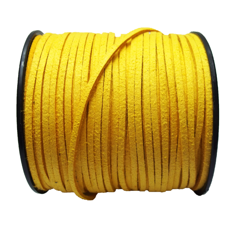 FILO ALCANTARA SENAPE 3 MM PACCO 2 MT (fb9834) - pietreeminuterie.com