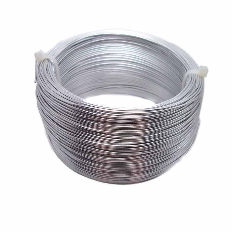 Filo in alluminio argentato da 1 mm pacco 5 metri (AL001) - pietreeminuterie.com