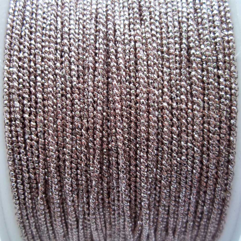 Filo in poliestere 1 mm oro rosa pacco 5 metri (fil04) - pietreeminuterie.com