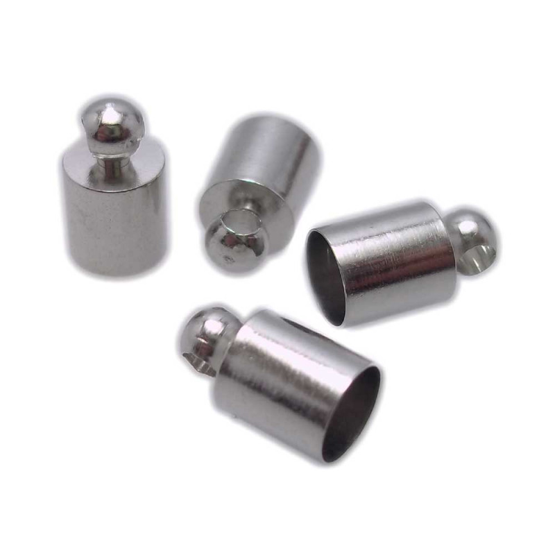 FINALI IN OTTONE RODIATO 9X5 MM 10 PZ (Pk4550) - pietreeminuterie.com