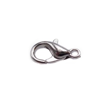 MOSCHETTONI 10 MM RODIO PACCO 10 PZ MOSCHETTONI 10 MM RODIO PACCO 10 PZ