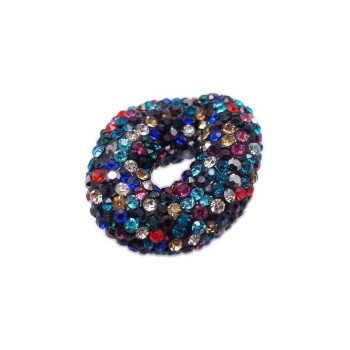 PERLINE PAVE' OVALE ONDULATA 27X22 MM 1 PZ PERLINE PAVE' OVALE ONDULATA 27X22 MM 1 PZ