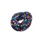 PERLINE PAVE' OVALE ONDULATA 27X22 MM 1 PZ