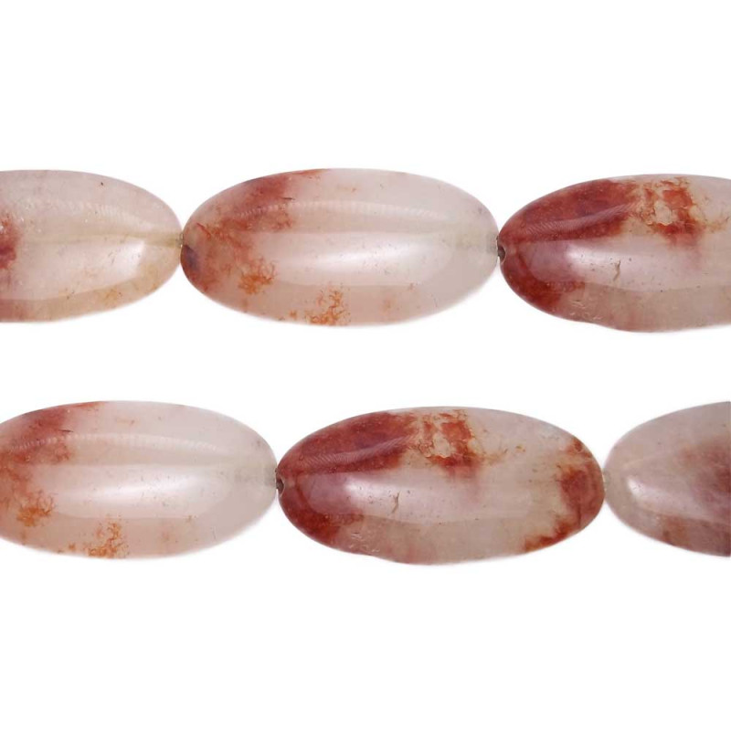 QUARZO MISCELATO OVALE 40x20 MM 1 PZ (QU004) - pietreeminuterie.com