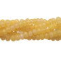 Rondelle giada gialla chiara 4x2 mm filo 40 cm