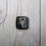 Charms con segno zodiacale inciso a laser Scorpione 15 mm pacco da 1 pezzo 